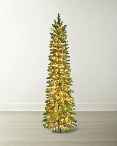 Winward Home Aspen Pine Pre-lit Christmas Tree, 4.5 & Apos; In Green