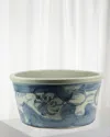 Winward Home Blue & White Ceramic Pot In Blue/white