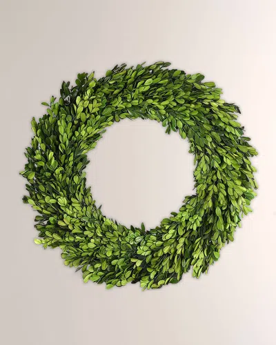 Winward Home Boxwood Wreath In Green