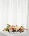 Winward Home Cafe Au Lait Combo Faux Flowers In Vase In Deep Lavender