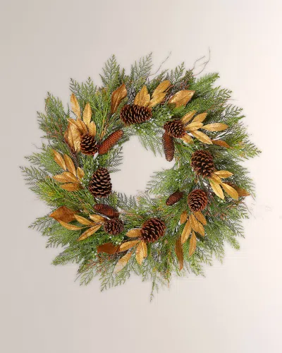 Winward Home Cedar Pine Mix Wreath In Multi