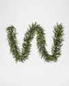 Winward Home Deluxe Mix Pine 9' Pre-lit Garland In Green