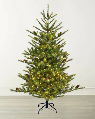 Winward Home Deluxe Village Mix Pine 6' Pre-lit Christmas Tree In Green