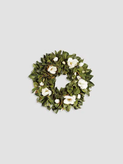 Winward Home Everyday Magnolia Wreath In Green