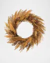 Winward Home Fall Wheat & Fern 30" Wreath