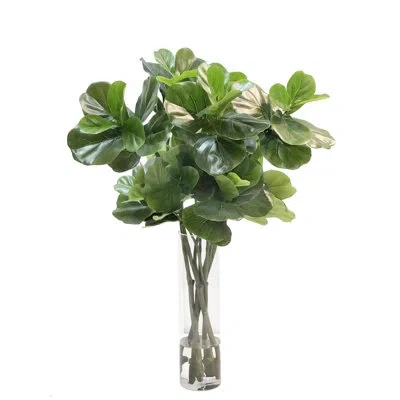 Winward Home Fiddle Leaf In Vase In Multi