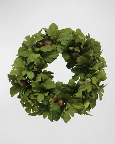 Winward Home Fig Holiday Wreath In Green
