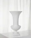 Winward Home Flared Resin Vase In White
