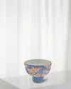 WINWARD HOME FLORAL DECORATIVE BOWL WITH A STAND