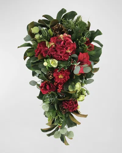 Winward Home Floral Teardrop Door Spray In Multi