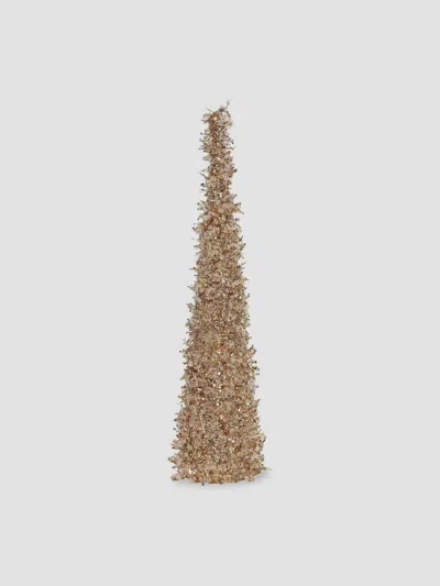 Winward Home Holiday Goldtone Ice Cone Tree