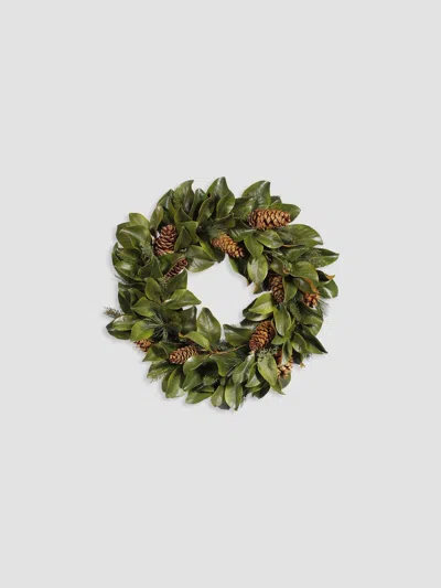 Winward Home Holiday Imitation Magnolia Leaves & Pine Mix Weath