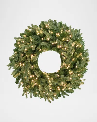 Winward Home Holiday Newness Deluxe Faux-saint Catherine Wreath In Green