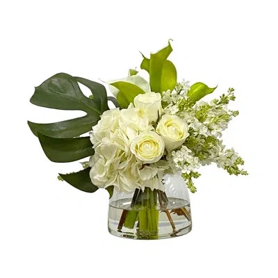 Winward Home Hydrangea Split Philo In Vase In Neutral