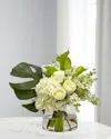 Winward Home Hydrangea Split Philo In Vase In Transparent