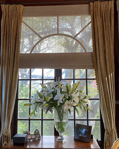 Winward Home Lily Casablanca In Stripe Cut Vase In White
