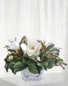 Winward Home Magnolia In Pot In White