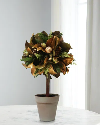 Winward Home Magnolia Leaf In Pot In Multi