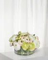 Winward Home Mix Green Ranunculus In White