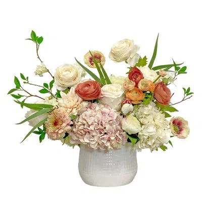 Winward Home Mixfloral In Cache Pot