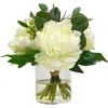 Winward Home Peony And Eucalyptus In Cylinder In Multi
