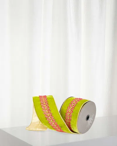 Winward Home Rhinestone Applique Ribbon, 4"w X 10 Yards In Multi