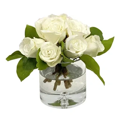 Winward Home Rose In Vase In Multi