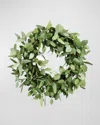 Winward Home Seeded Eucalyptus Wreath In Green