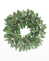 Winward Home Seeded Eucalyptus Wreath In Green