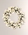 Winward Home Tree Magnolia Wreath In White