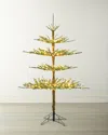 Winward Home Twig Pine Pre-lit Led Christmas Tree, 5' In Green