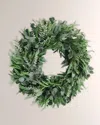 Winward Home Wreath Eucalyptus Deluxe In Green