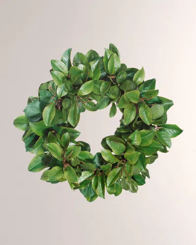 Winward Magnolia Leaf Twig Wreath