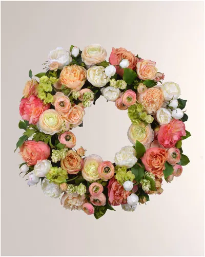 Winward Rose Ranunculus Wreath