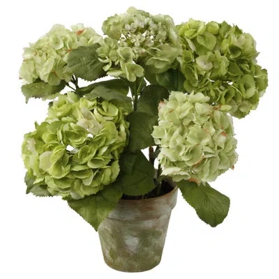 Winward Silks Hydrangea Arrangement In Pot