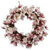 Winward Silks Polyester 24'' Wreath In White