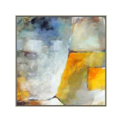 Winward Silks Symphony Of Colors - Picture Frame Painting In Blue;gray;yellow
