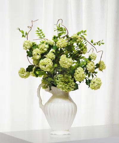Winward Snowball Hydrangea Pitcher
