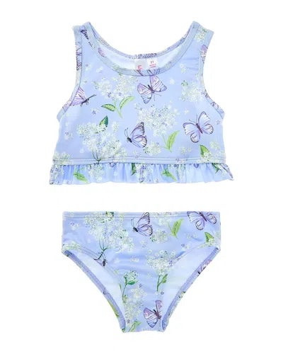 Wippette Kids' 2pc Tankini Swim Set In Blue