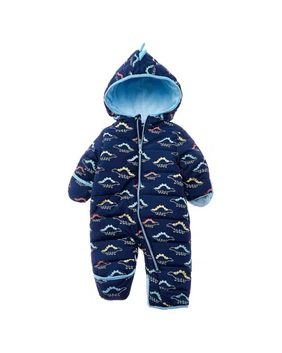 Wippette Kids' Colorful Dino Quilted Pram In Blue