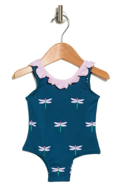 Wippette Babies' Dragonflies One-piece Swimsuit In Blue
