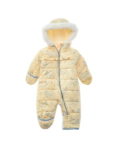 Wippette Kids' Floral Bunny Print Quilted Pram In Multi