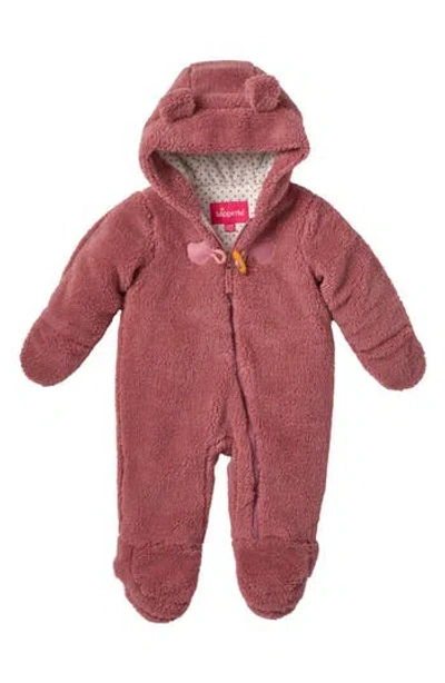 Wippette Babies'  Kids' Toggle Faux Fur Pram Suit In Brown