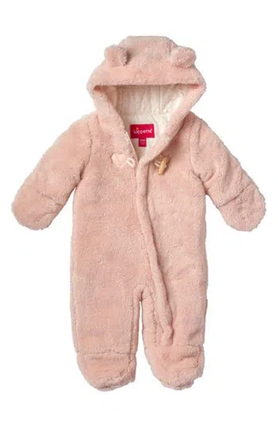 Wippette Babies'  Kids' Toggle Faux Fur Pram Suit In Neutral