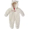 Wippette Plush Hooded Pram In Cream
