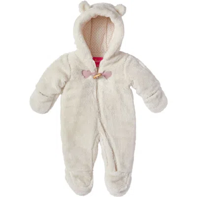Wippette Babies'  Plush Hooded Pram In Cream
