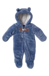 Wippette Babies'  Plush Hooded Pram In Blue