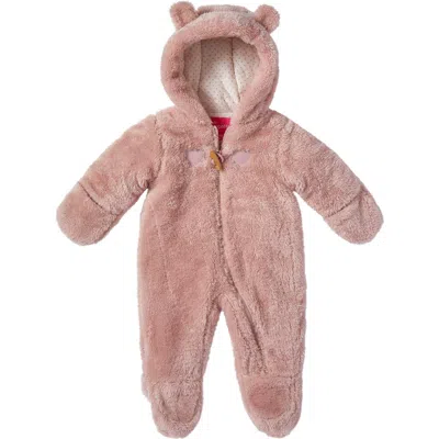 Wippette Plush Hooded Pram In Pink