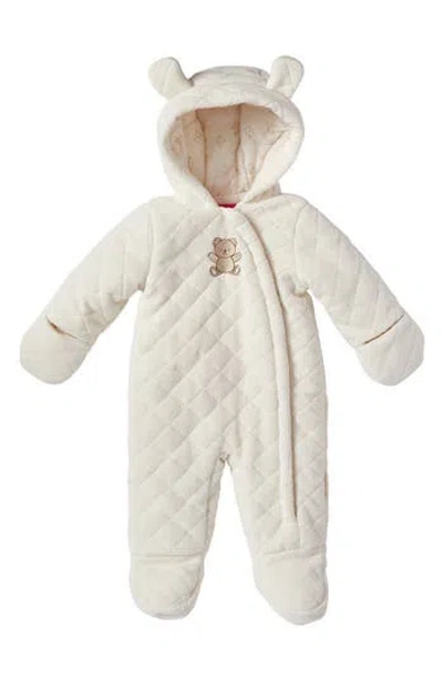 Wippette Babies'  Quilted Microfleece Pram In White