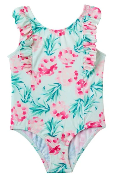 Wippette Babies' Ruffle One-piece Swimsuit In Pink